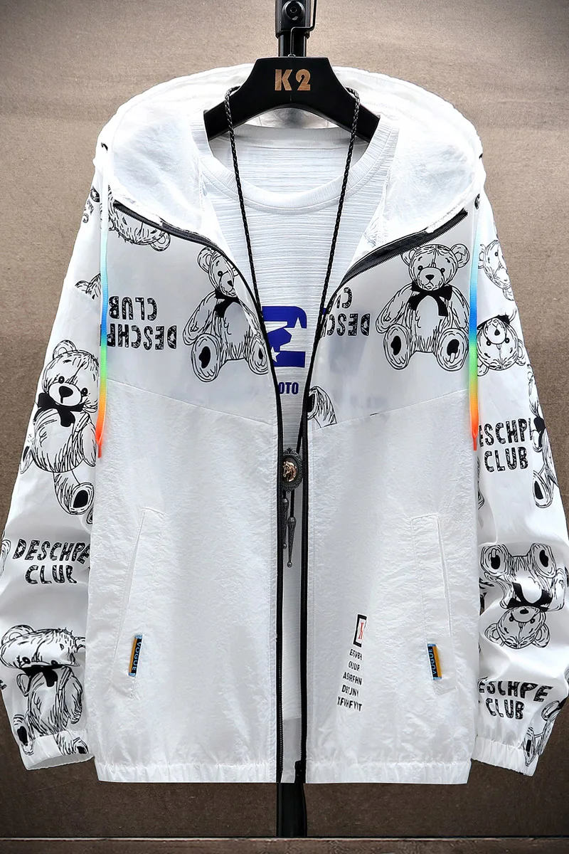 

Summer Breathable Sunscreen Clothing Jacket Men's 2021 New Trend Quick-drying Clothes Lightweight Jacket