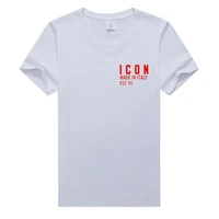 dsq2 summer style new fashion 100 cotton mens womens t shirt casual o neck t shirt short sleeve tees icon letter t shirt for