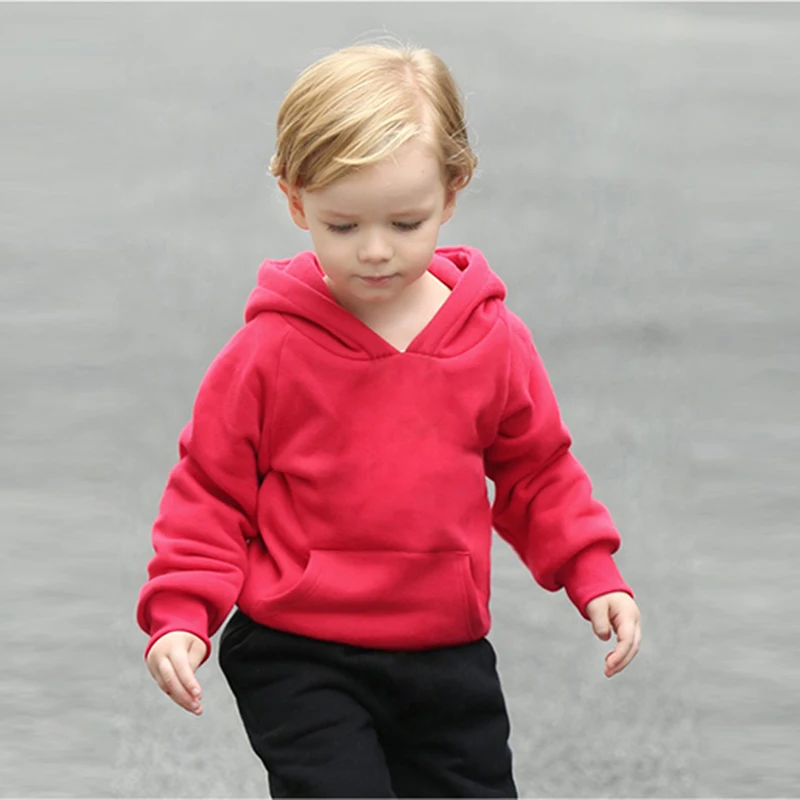 

Winter Boys Girls Fleece Hooded Clothing Set Kids Jacket Coat Pants Suit for Sports Tracksuits Toddler Children Clothes Set