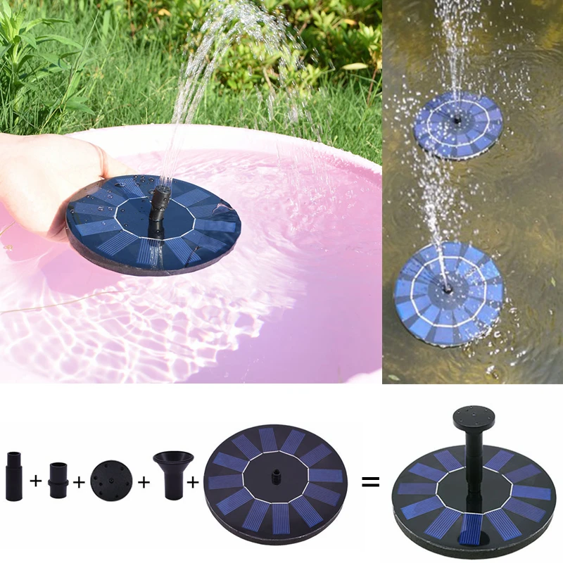 

Mini Solar Water Fountain Home Garden Pool Pond Outdoor Solar Panel Fountain Decoration Smuuer Party Kids Favors Ornament Supply