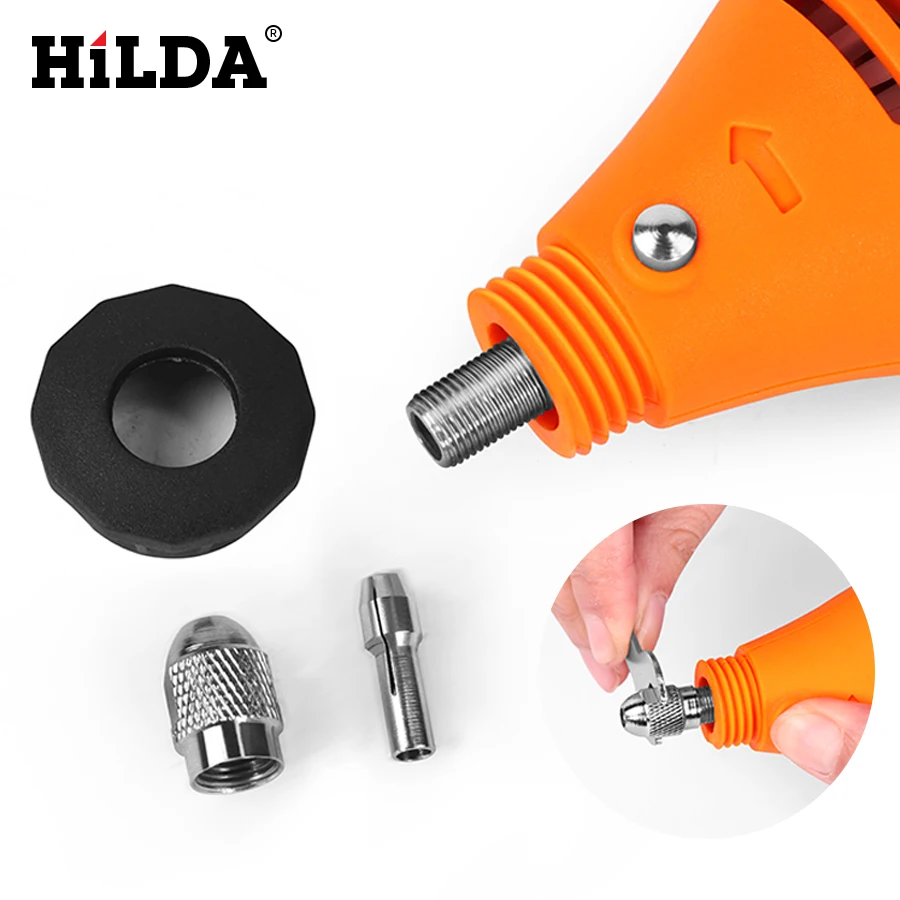 Небольшая электродрель HILDA электрическая дрель Dremel шлифовальные станки гравер Ручка измельчитель электрический мини-дрель Электрический Роторный инструмент шлифовальный станок Dremel аксессуары