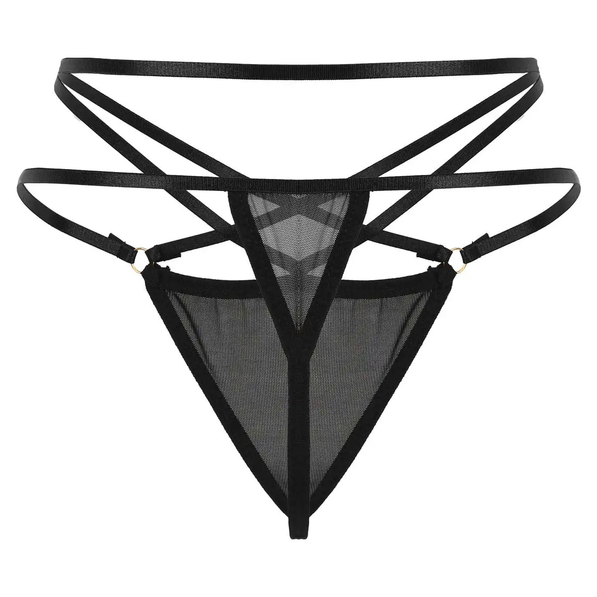 Женские сексуальные Эротические трусики Прозрачное нижнее белье в сетку с