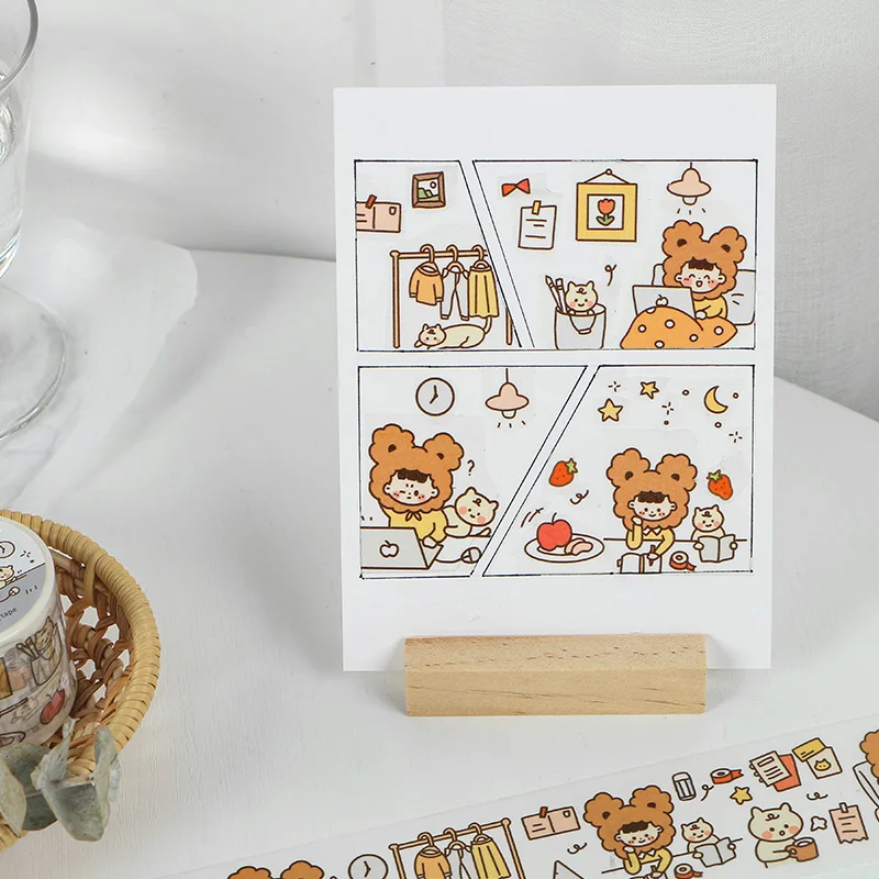 

4PCS/LOT happy little theater series fresh lovely decorative paper tape masking tape washi tape