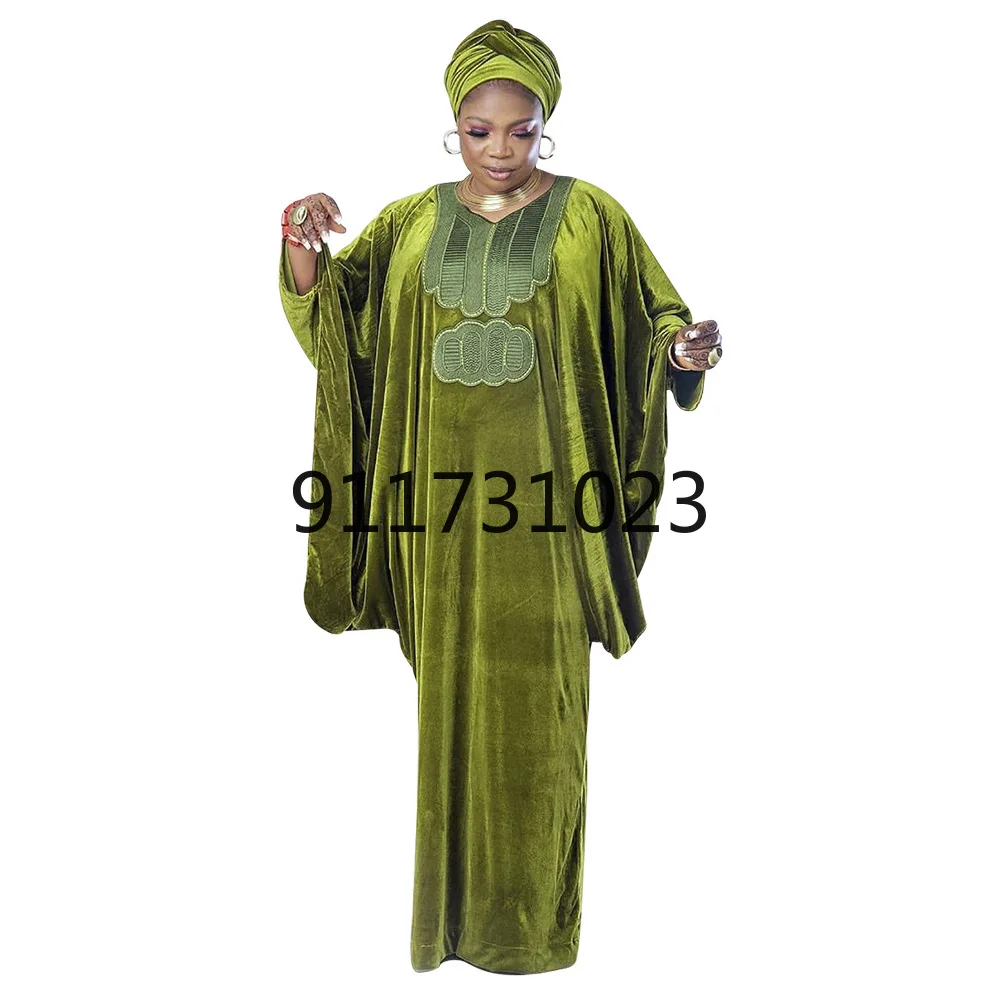 Женское платье в африканском стиле летнее зеленое Дашики 2021 | Тематическая