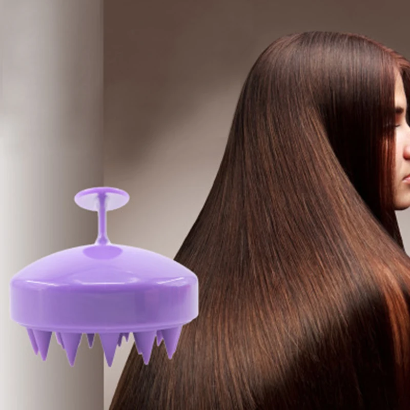 

1pcs Body Shampoo Scalp Massage Brush Hair Washing Comb Silicone Head Massage Brush Comb Hair Washing Comb Shower Bath Brush