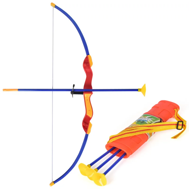Children's Simulation Bow and Arrow Toys Suction Cup Military Model Safety Archery Set Outdoor Sports Exercise | Игрушки и хобби