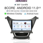Android 10,0 для Hyundai Elantra 5 JK GD MD UD 2010 - 2016 автомобильный DVD-плеер 6G + 128 ГБ беспроводной Carplay 4G LTE GPS стерео радио 2din