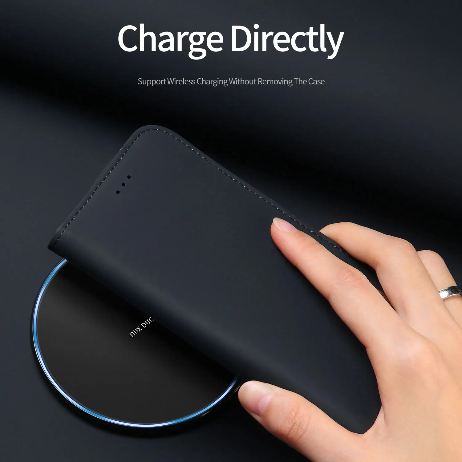 Чехол для телефона DUX DUCIS из натуральной кожи Samsung Note 20 10 чехол-книжка Galaxy S10 Note20 S20