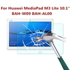 9H для экрана из закаленного стекла для Huawei MediaPad M3 Lite 10 10,1 дюймов планшет пленка BAH-W09 BAH-AL00 Защитное стекло для экрана