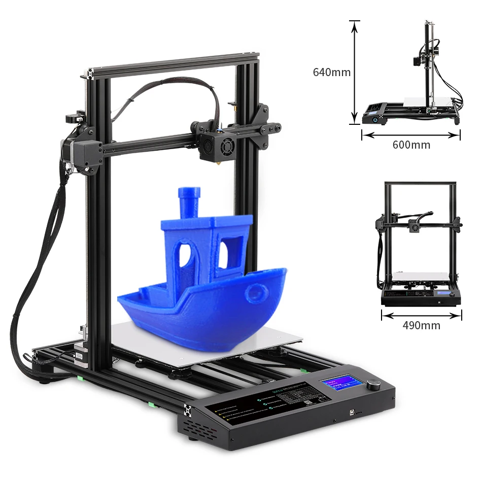 GOHIGH S8 FDM 3D Printer PLA/ABS/PETG/TPU Filament For Extruder Impresora Printing Industrial Design Samples | Компьютеры и офис