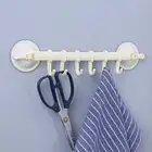 1 шт. красочная модная вешалка для полотенец на присоске, 6 дюймов, настенный дверной держатель, вешалка на присоске, зажим для всякой всячины