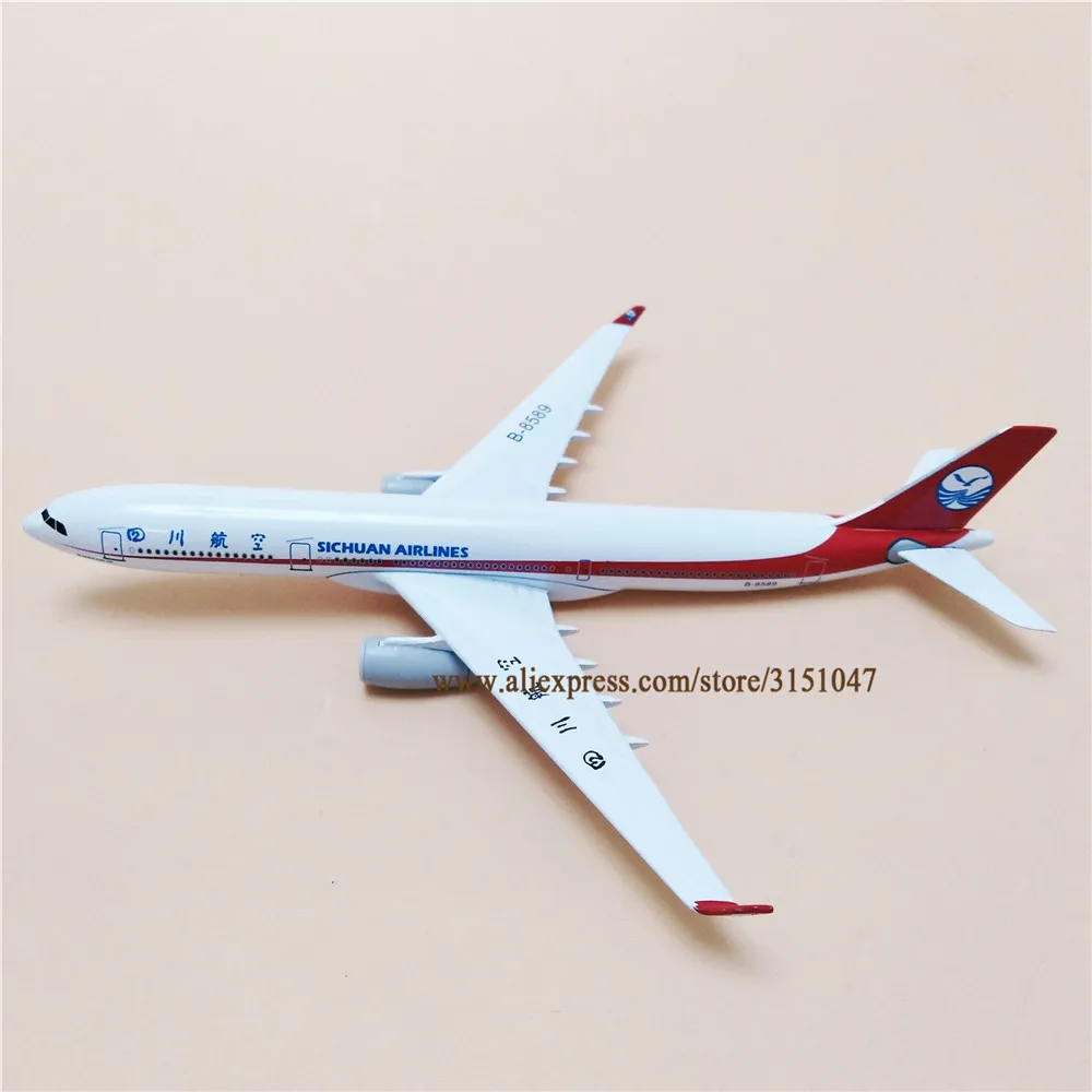 20 см Air China SiChuan Airbus 330 A330 Airways модель самолета сплав металлический самолет литье