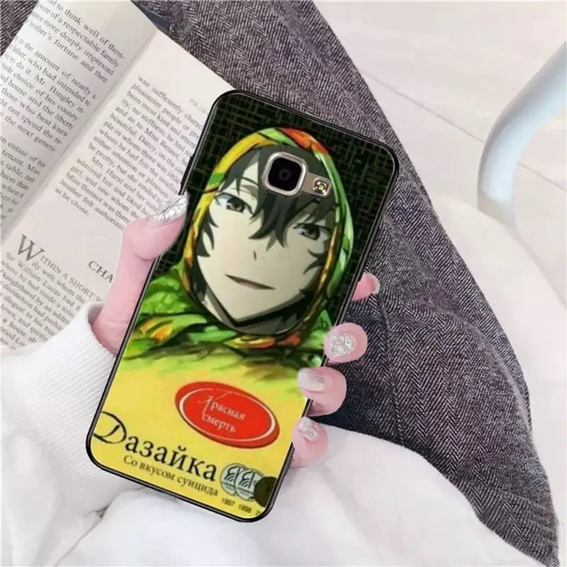 TOPLBPCS Bungo Stray Dogs Twin Dark Osamu Dazai Phone Case for Samsung A51 01 50 71 21S 70 31 40 30 10 20 S E 11 91 A7 A8 2018