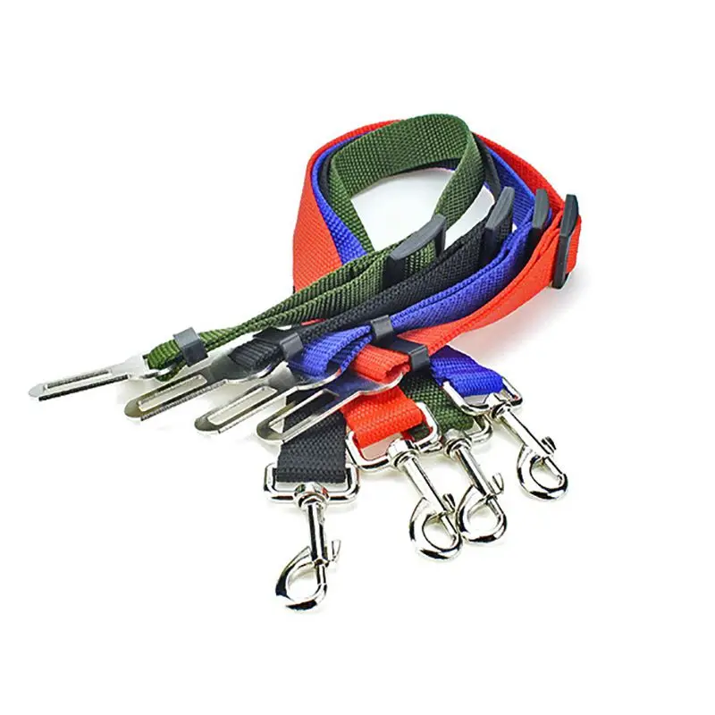 

Pet Dog Cat Car Seat Belt Adjustable Harness Seatbelt Lead Leash Travel Clip for Small Medium Dogs Pet Supplies Universal