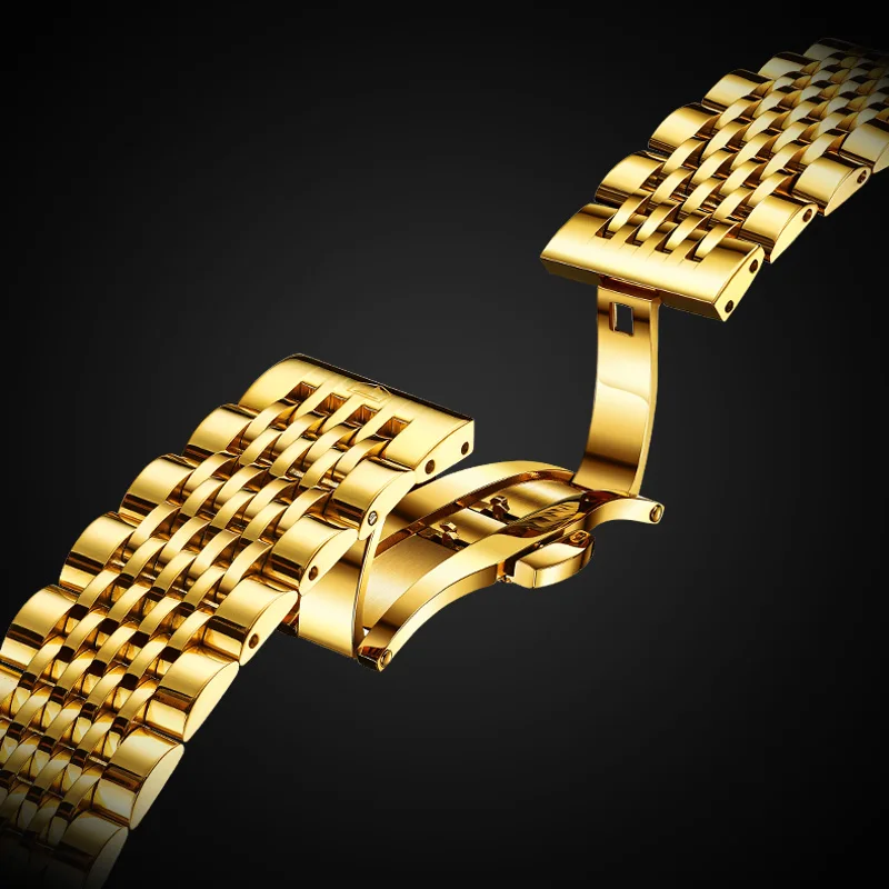 

JSDUN Men's Automatic Watch Luxury Sapphire Clock Fashion Business Mechanical Wristwatch Waterproof Classic Watches for Men