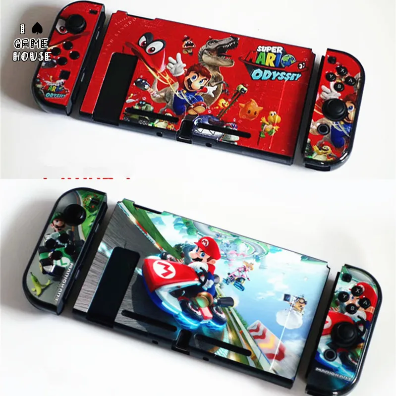 FoPcc NS цветной узор Жесткий Кристальный защитный чехол для Nintendo Switch | Электроника