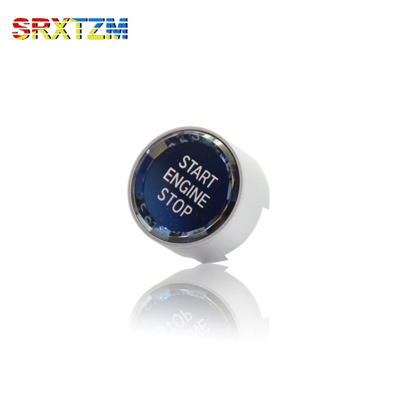 

Crystal Button Cover For BMW G Series G30 G38 F Series F10 F30 F32 F34 E Series Start Stop Engine Replacement Sliver Color