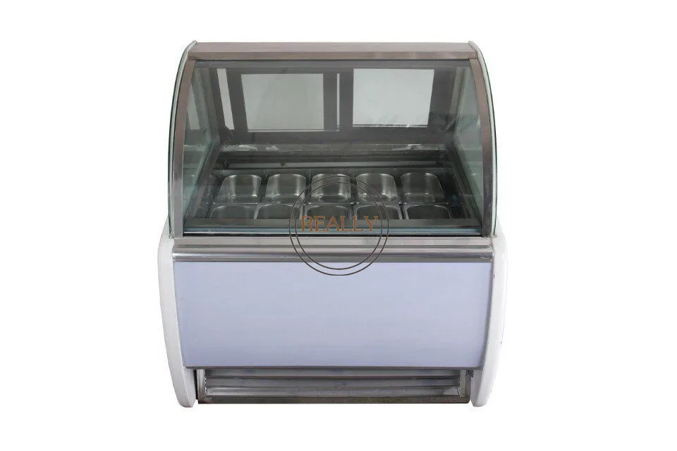 Производительские цены торговая витрина для кондитерских изделий с системой охлаждения и индивидуальной настройкой для сохранения свежести и демонстрации мороженого.