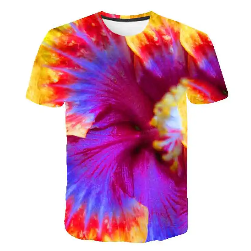 

New Women Men T-shirts Flower 3D print Men T-shirt Short sleeve T-shirt for women Oversized t shirt summer tops men's shirt tee