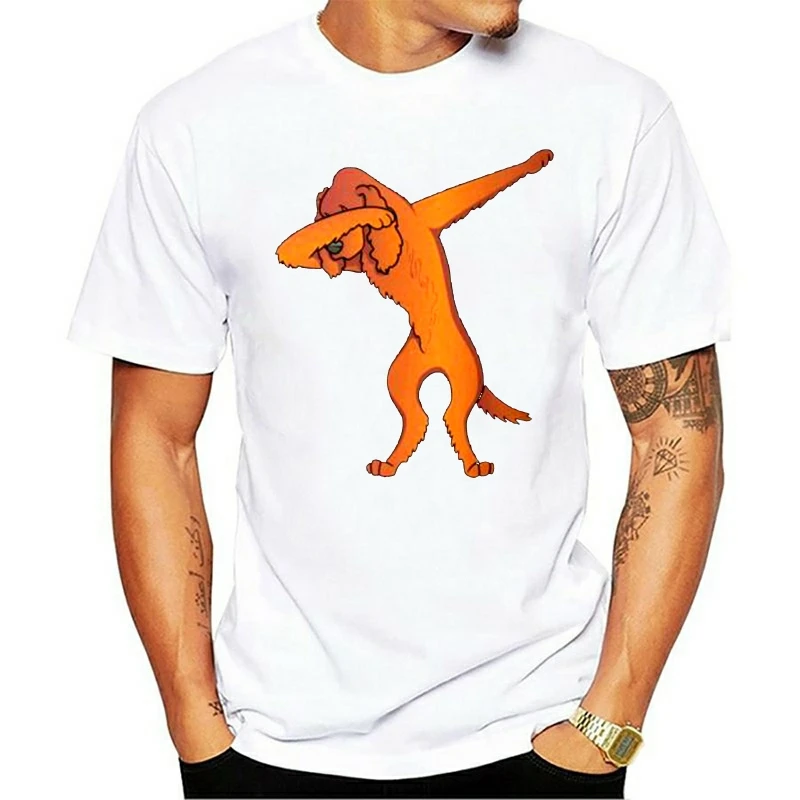 

O-neck Men T Shirt Custom Printed T-shirt Funny Irish Setter Women Tshirt