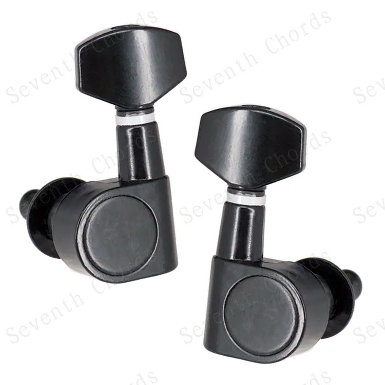 ein set 6 pcs keine ohr tuning pegs tuner mechaniken tuner für akustische elektrische gitarre keine notwendigkeit schraube montage 2 pin locking