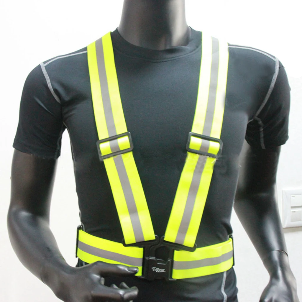 Reflective Vest Arm Band Belt Strap For Outdoor Sports Night Running Cycling | Автомобили и мотоциклы