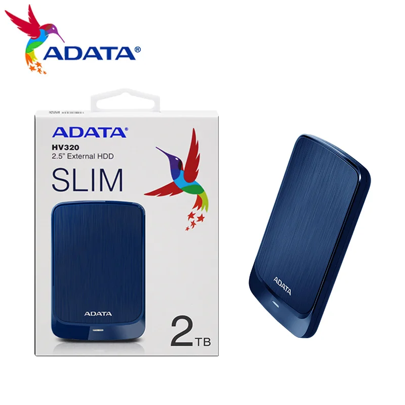 ADATA HV320    USB3.2 Gen1  1  2  2, 5      HDD