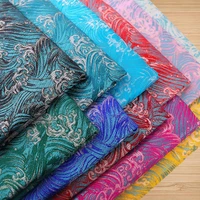 75cm high density nylon brocade fabric tang suit cheongsam parent child wear satin silk fabric craft decorative cloth