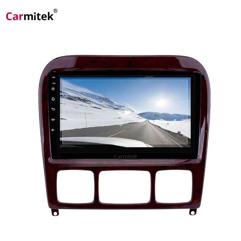 Автомобильный мультимедийный плеер GPS 2 Din 9 &quotдля 1998 1999 2000 2005 Mercedes Benz S Class W220 S280 S320