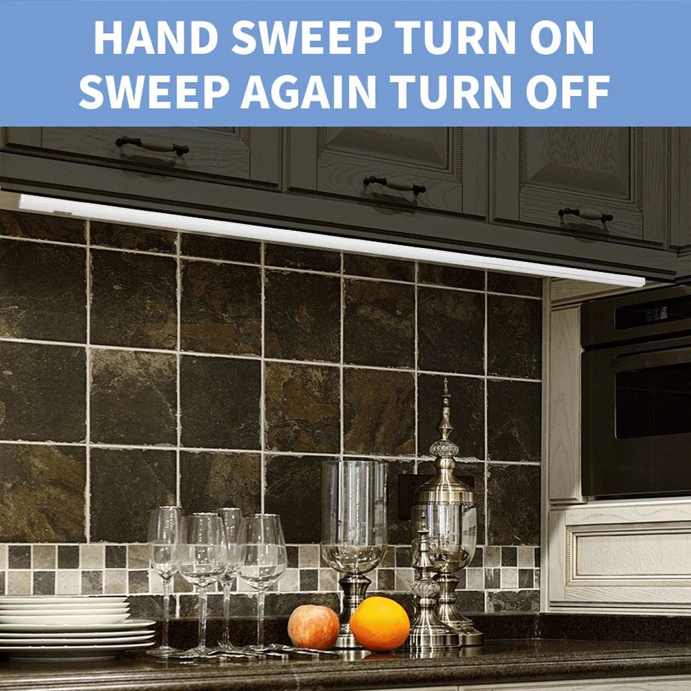 5V смарт ручная развертка Индукционная лампа светодиодный шкаф светильник USB 20 Вт