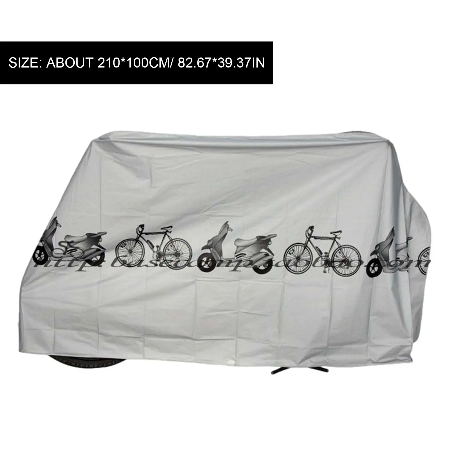 

Waterproof Bike Rain Cover Anti-Dust Bicycle Tarp for Motorcycle Durable Polyethylene Tear-resistant UV Protection