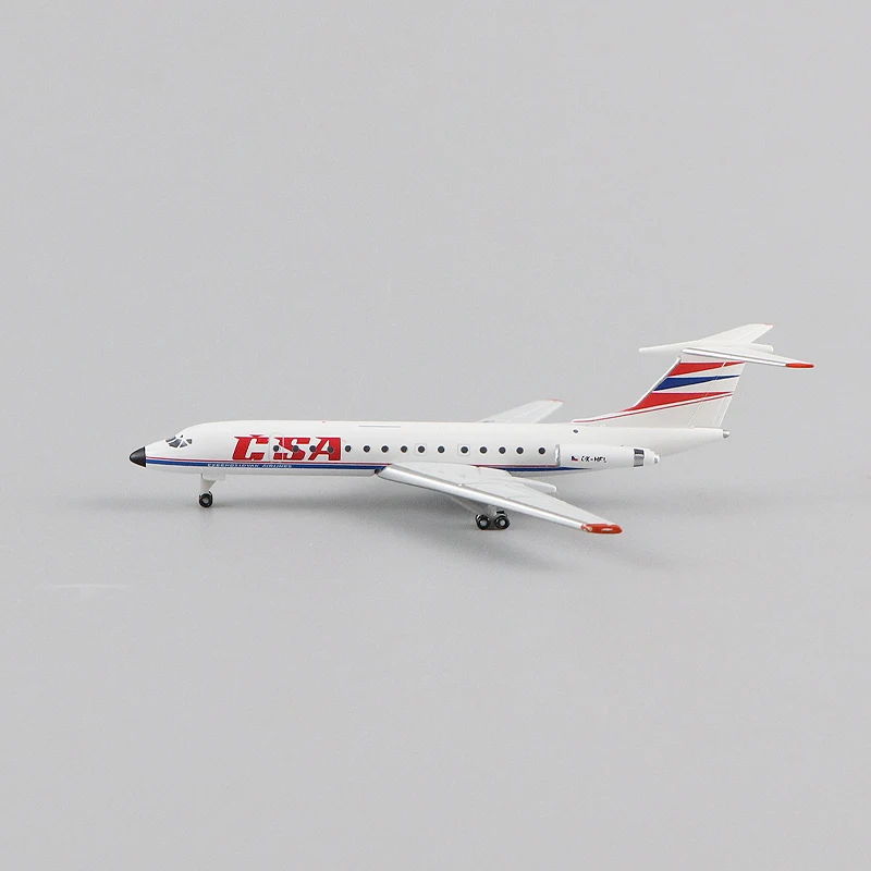 1:500 SCALE HERPA MINIATURMODELLE CSA-CZECHOSLOVAK AIRLINES TUPOLEV TU-134A | Игрушки и хобби