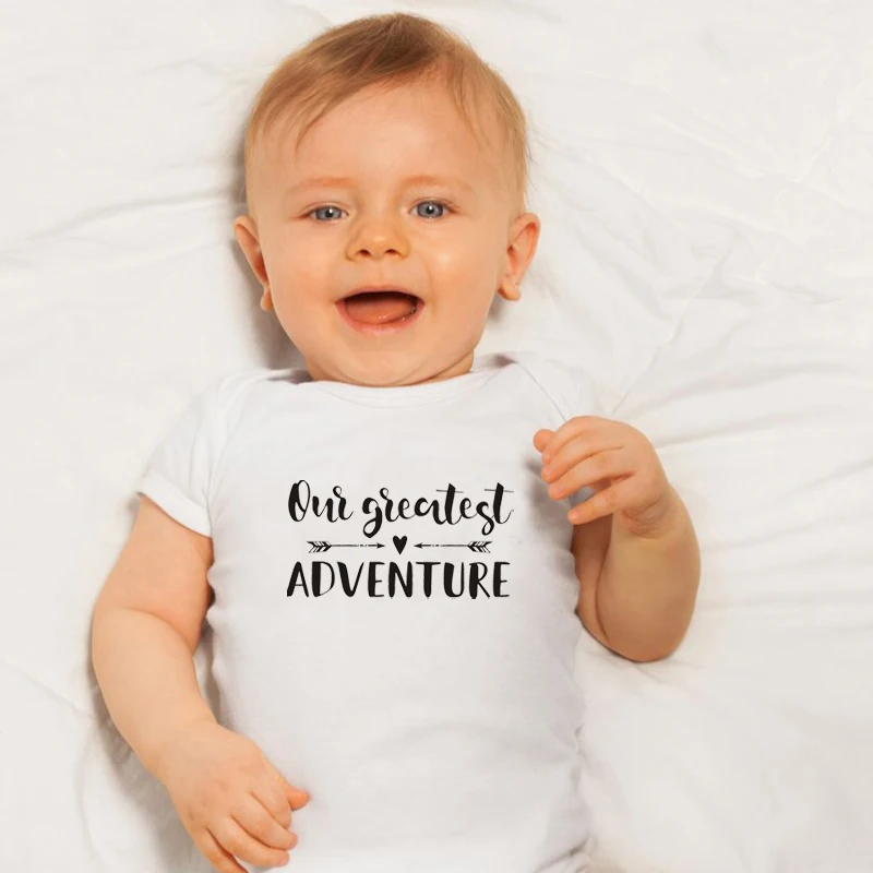 Одежда для новорожденных с буквенным принтом цельные комбинезоны детская одежда