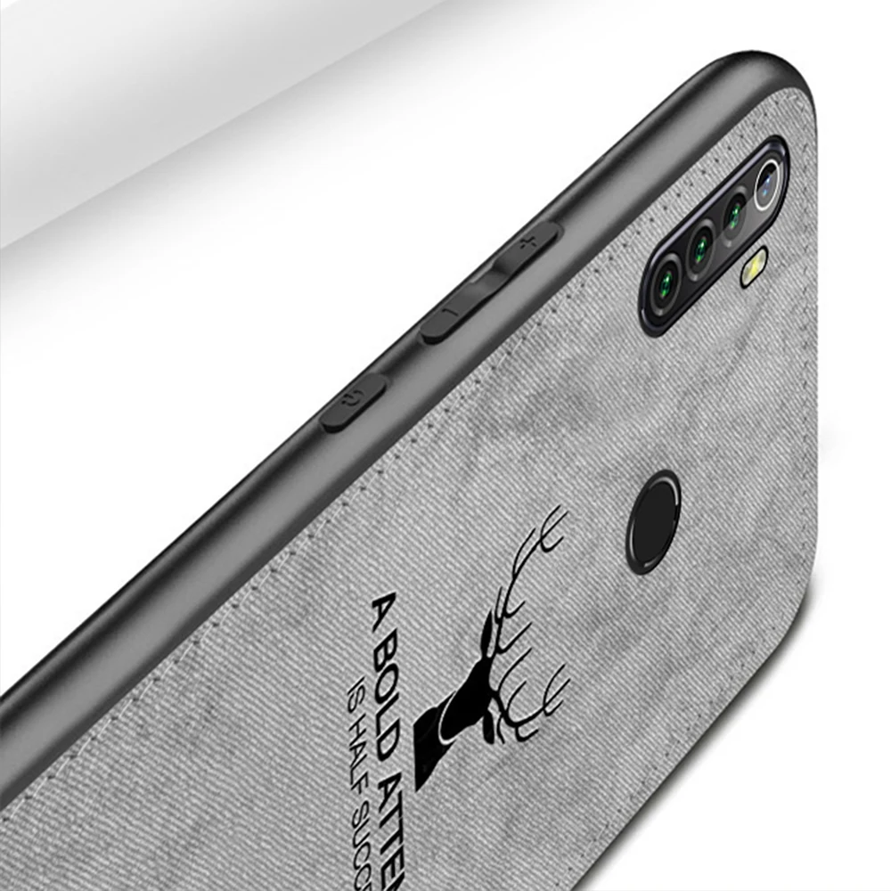 Чехол для Xiaomi Redmi Note 8 T тканевый чехол Frabic Прочный телефона из ТПУ противоударный