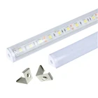 12 В постоянного тока 50 см 20 дюймов светодиодная полоса SMD5730 36 светодиодов V-образной формы 45 градусов плоская светодиодная жесткая полоса для внутреннего освещения