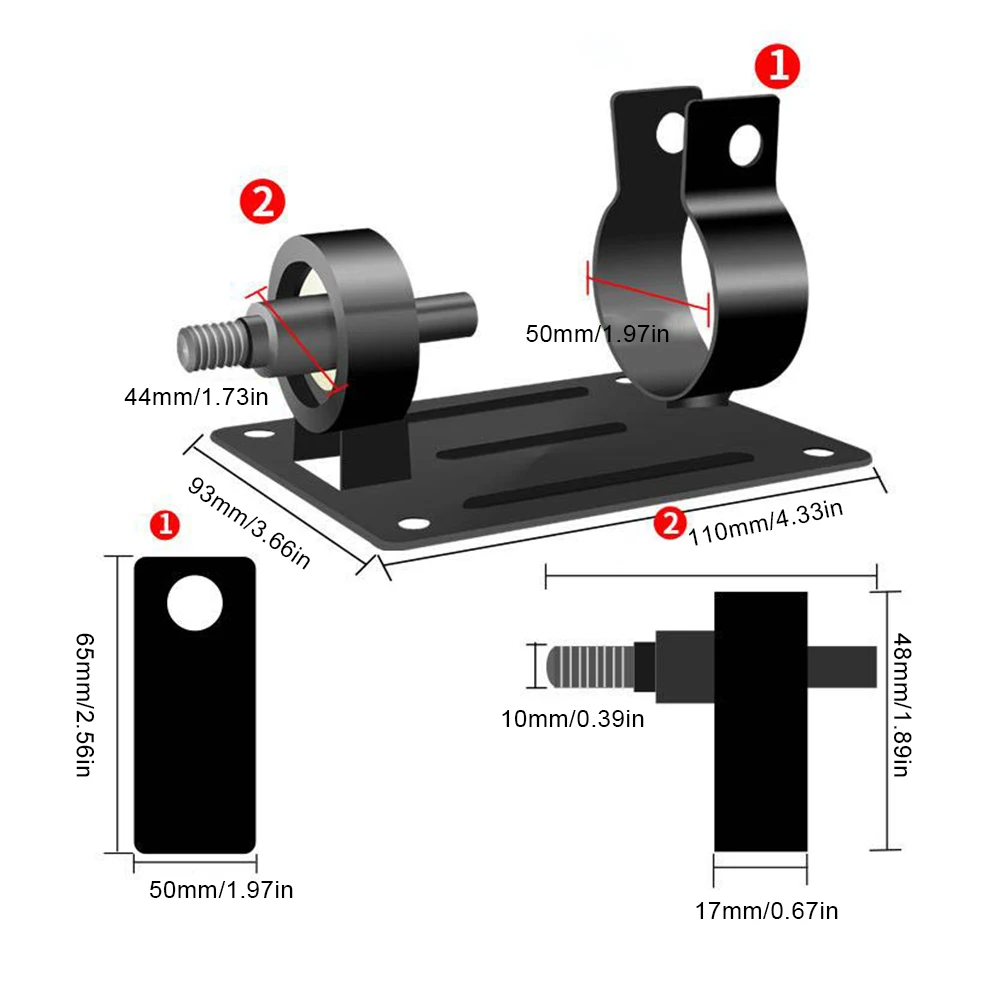

13mm Electric Drill Cutting Seat Stand Holder Set Machine Bracket Rod Bar + Wrenches +Gaskets for Polishing Grinding