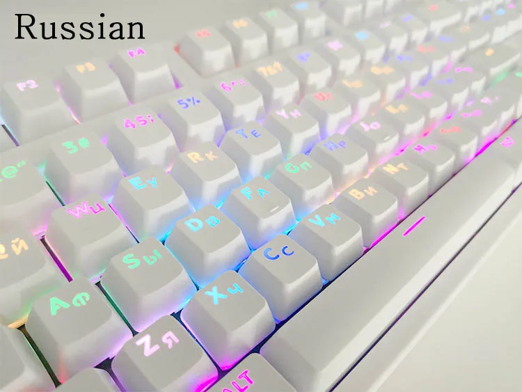 PBT Корейская клавишная крышка s MX Переключатель для logitech Cherry Mx Механическая клавишная крышка 104 клавиш