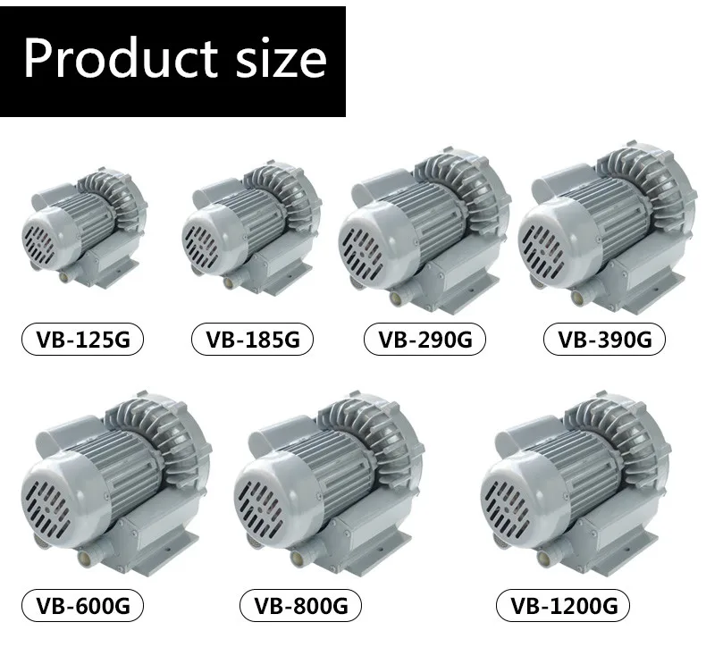 Hailea VB185G 185 Вт вихревой промышленный струйный двигатель большой воздушный насос