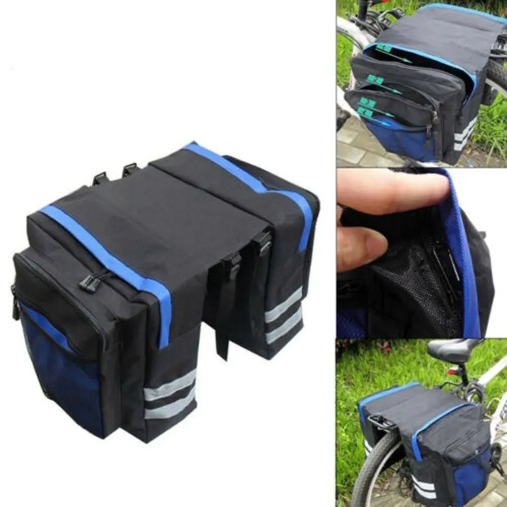 

Cycling Rear Rack Seat Trunk Saddle Bike Tail Storage Pannier Pouch Bicycle Bag Bike Saddle Seat Rack Storage High Quality