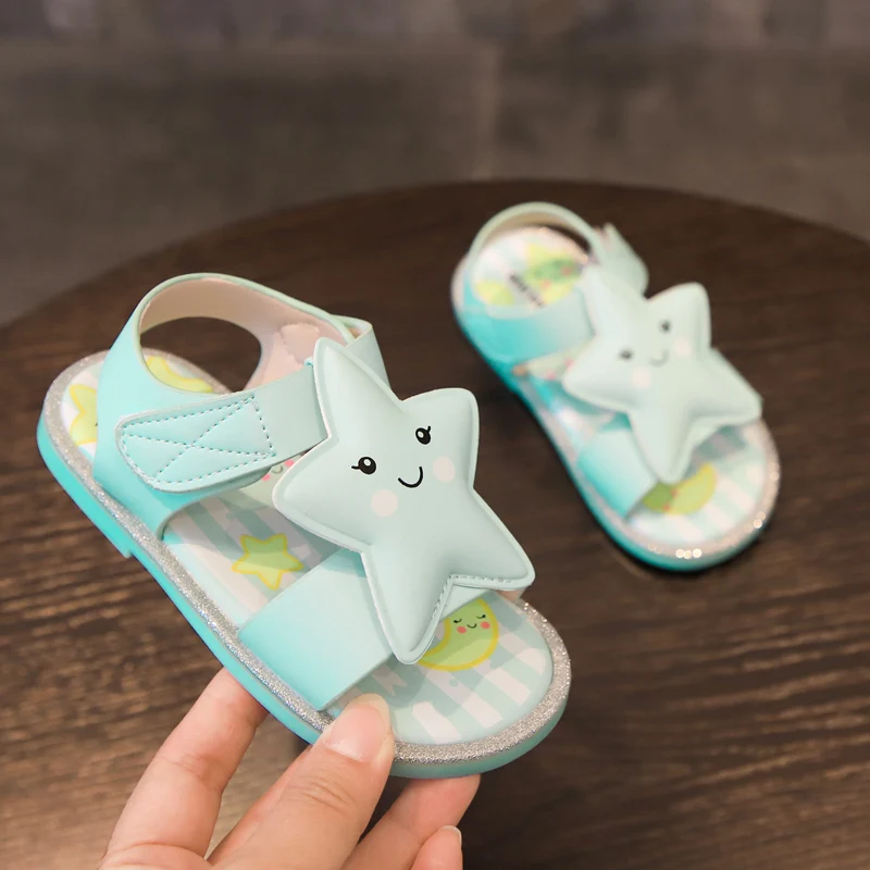 Детские светящиеся сандалии новинка 2020 обувь для девочек детские Мультяшные