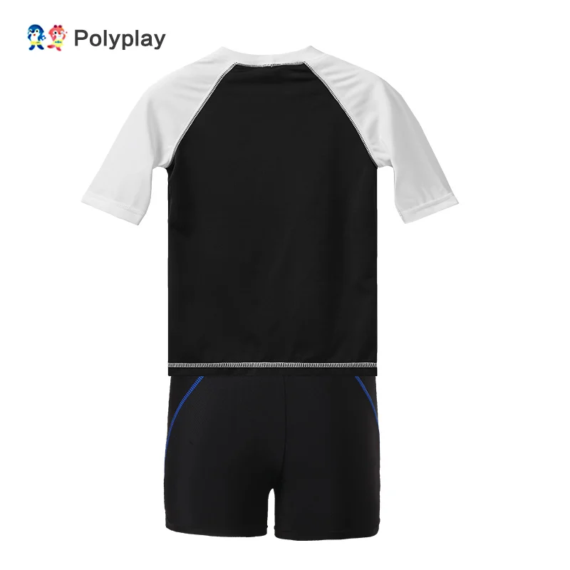 Костюм для серфинга с короткими рукавами мальчиков SPF 50 Одноцветный пляжный