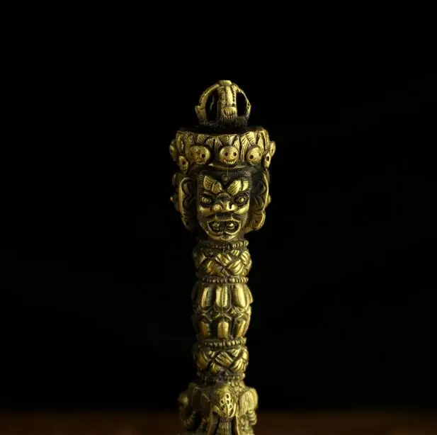 Медная статуя Будды тибетский Будда тантрическая Пест Ваджра Тантра ваджракилая