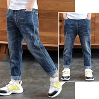new pattern spring autumn jeans pants for boys girls children kids trousers clothing teenagers high quality