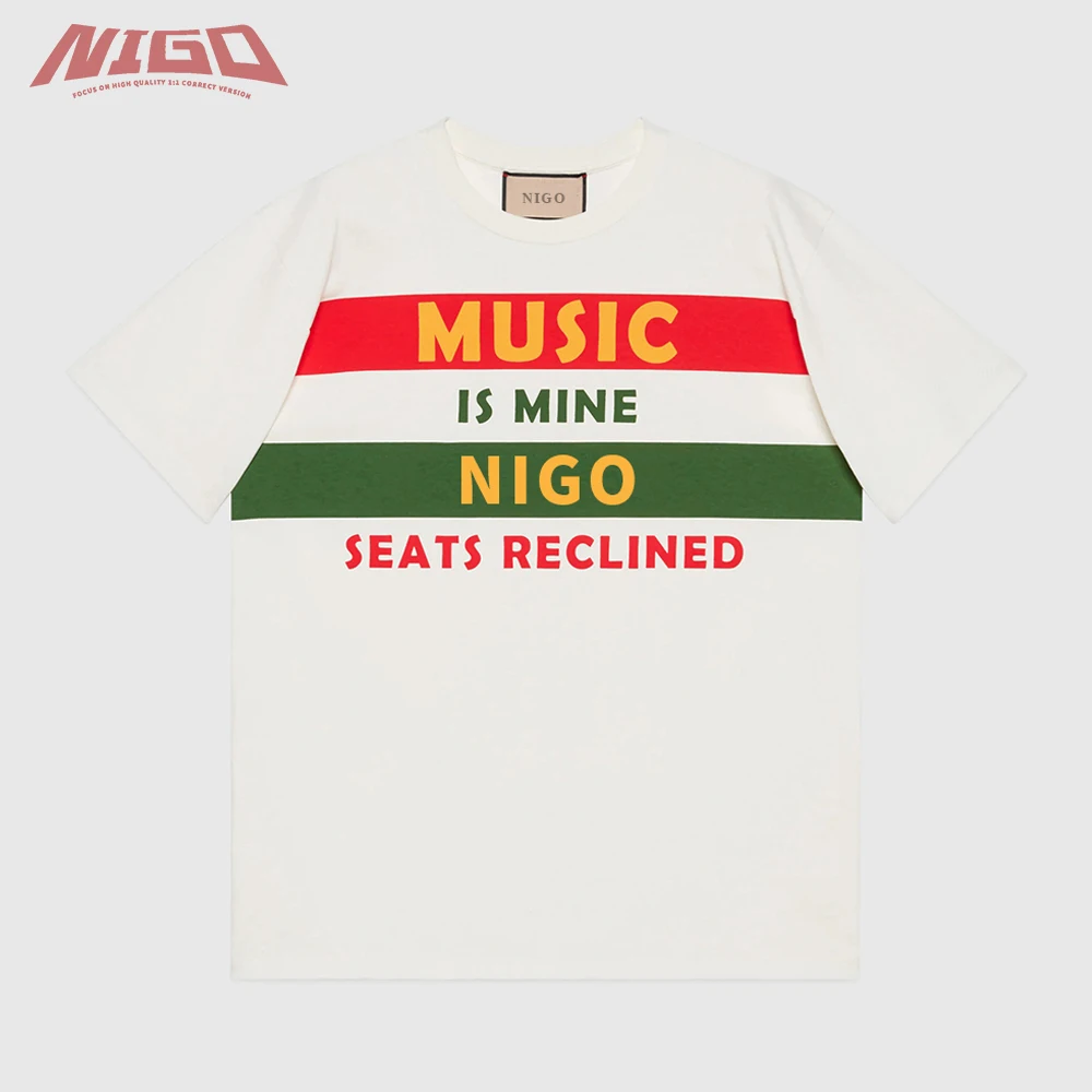 

100 хлопковая Футболка NIGO # nigo4358