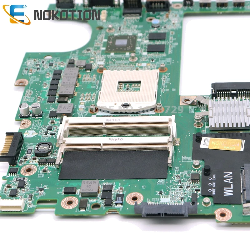 NOKOTION CN-04DKNR 04DKNR DA0FM9MB8D1 основная плата для Dell Studio 1558 материнская плата для ноутбука HM55 DDR3 Бесплатный процессор
