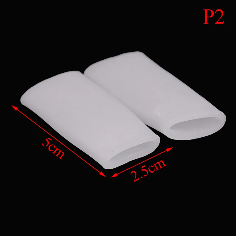 

1Pair Silicone Gel Toe finger Tube Protector Sleeve Tubes Pain Relief Health Care Ingrown Toenail Corn Cushion Cap