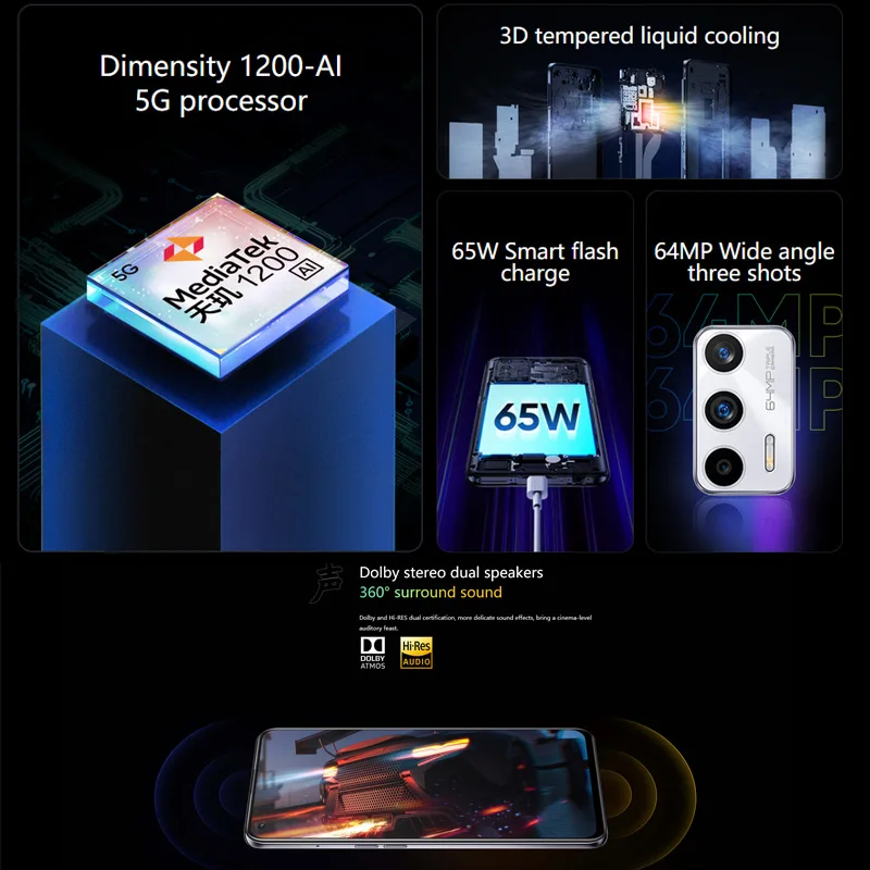 Kup Globalny Rom Realme GT Neo 2T 5G Google Inteligentny Telefon Dimensity 1200 AI 64Mp Aparat 4500mAh 65W Flash Changer NFC Super AMOLED 120 Cena Globalny Rom Realme GT Neo 2T 5G Google Inteligentny Telefon Dimensity 1200 AI 64Mp Aparat 4500mAh 65W Flash Changer NFC Super AMOLED 120