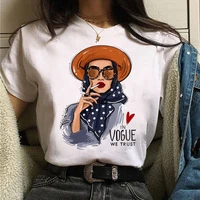 fashion summer tops t shirt womens new fashion graphic cute printed t shirt 90s girls