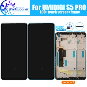 umidigi s5 pro lcd displaytouch screen digitizer frame assembly 100 original new lcdtouch digitizer for umidigi s5 protools free global shipping