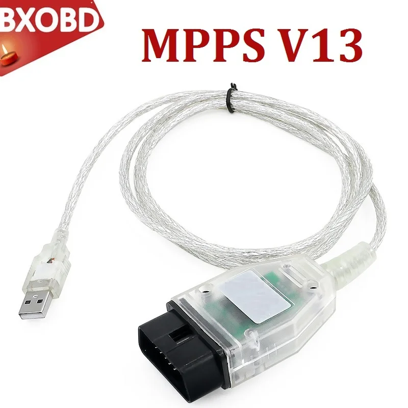 Программатор MPPS V13 ECU SMPS V13.02 K CAN Flasher чип тюнинг кабель профессиональный для
